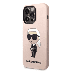 Karl Lagerfeld tok pink KLHCP15LSNIKBCP Apple Iphone 15 Pro készülékhez (129377)