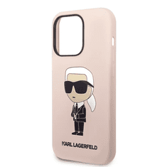 Karl Lagerfeld tok pink KLHCP15LSNIKBCP Apple Iphone 15 Pro készülékhez (129377)