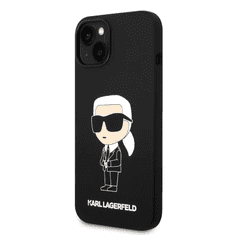 Karl Lagerfeld tok fekete KLHCP15SSNIKBCK Apple Iphone 15 készülékhez (129372)