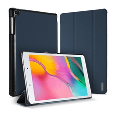 Samsung Galaxy Tab A 8.0 (2019) SM-T290 / T295, mappa tok, Trifold, Domo, sötétkék (sérült csomagolás) (RS90514SCS)