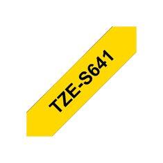 BROTHER lamimated tape TZeS641 - 18 mm - Black on yellow (TZES641)