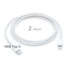 Apple Type-C to Lightning Kábel 2m Fehér EU MKQ42 (MKQ42ZMA)