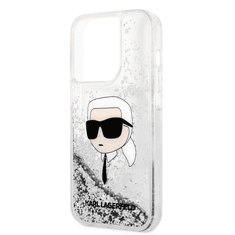 Karl Lagerfeld tok ezüst KLHCP15LLNKHCH Apple Iphone 15 Pro készülékhez (129457)