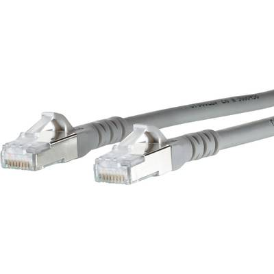 Metz Connect RJ45 Hálózati csatlakozókábel, CAT 6A S/FTP [1x RJ45 dugó - 1x RJ45 dugó] 1 m, szürke BTR Netcom (1308451033-E)