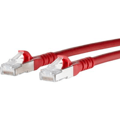 Metz Connect RJ45 Hálózati csatlakozókábel, CAT 6A S/FTP [1x RJ45 dugó - 1x RJ45 dugó] 2 m, piros BTR Netcom (1308452066-E)