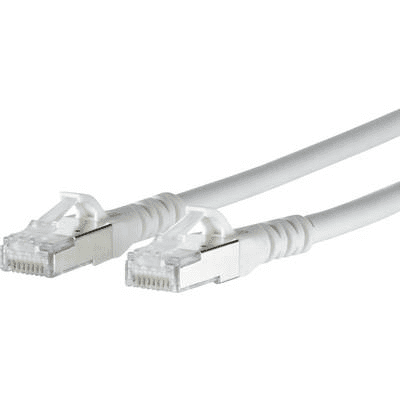 Metz Connect RJ45 Hálózati csatlakozókábel, CAT 6A S/FTP [1x RJ45 dugó - 1x RJ45 dugó] 2 m, fehér BTR Netcom (1308452088-E)