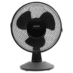 SENCOR SFE 2311BK asztali ventilátor 23cm fekete (SFE 2311BK)