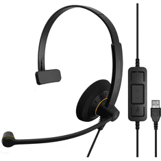 SENNHEISER EPOS IMPACT SC 30 USB ML Headset Vezetékes Fejpánt Hívás/zene USB A típus Fekete (1000550)