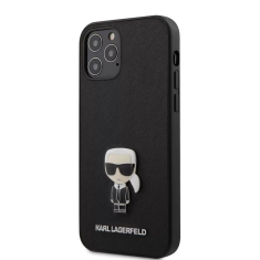 Karl Lagerfeld tok fekete KLHCP12MIKMSBK Apple Iphone 12 / 12 Pro készülékhez (121563)