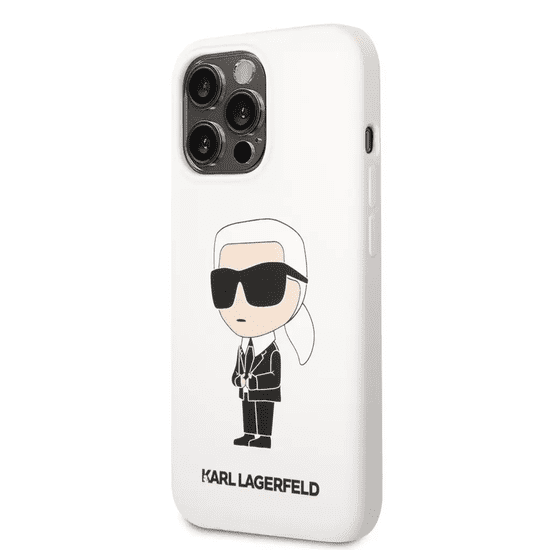 Karl Lagerfeld tok fehér (KLHCP13XSNIKBCH) Iphone 13 Pro Max készülékhez (127457)