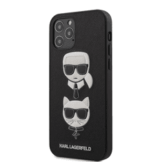 Karl Lagerfeld tok fekete (KLHCP12MSAKICKCBK) Apple Iphone 12 / 12 Pro készülékhez (121570)