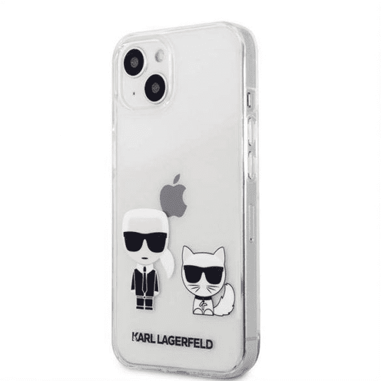 Karl Lagerfeld Karl and Choupette Apple iPhone 13 mini tok átlátszó (KLHCP13SCKTR) (KLHCP13SCKTR)