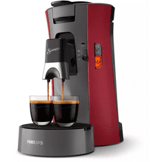 PHILIPS CSA230/91 SENSEO Select kávépárnás kávégép mélyvörös-kasmírszürke (CSA230/91)