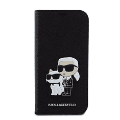 Karl Lagerfeld tok fekete KLBKP15SSANKCPK Apple Iphone 15 készülékhez (129046)