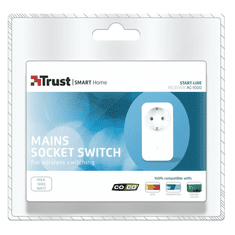 Trust Smart Home AC-1000 beltéri tápaljzat-kapcsoló (71002) (71002)