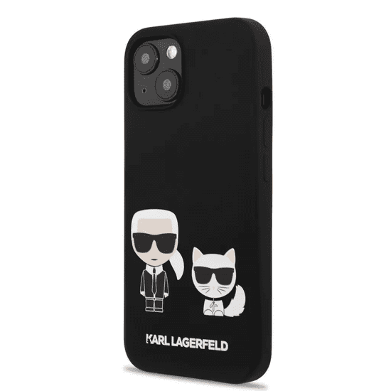 Karl Lagerfeld tok fekete (KLHCP13SSSKCK) Apple Iphone 13 Mini készülékhez (124761)