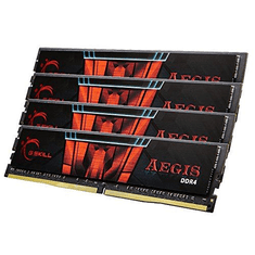 G.Skill 64GB 2400MHz DDR4 RAM G.Skill Aegis CL15 (4x16GB) (F4-2400C15Q-64GIS) (F4-2400C15Q-64GIS)