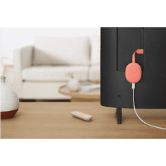 Google Chromecast + TV rózsaszín (GA01920) (GA01920)