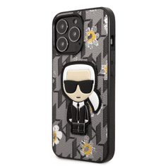 Karl Lagerfeld tok szürke (KLHCP13XPMNFIK1) Apple iPhone 13 Pro Max készülékhez (126496)