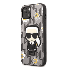 Karl Lagerfeld tok szürke (KLHCP13SPMNFIK1) Apple iPhone 13 Mini készülékhez (126487)