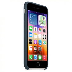 Apple iPhone SE3 Szilikon tok, Kék (APPLE-MN6F3ZM-A)
