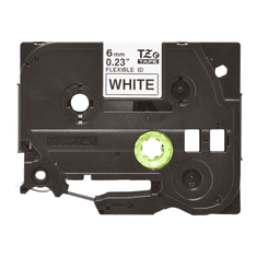 BROTHER flexible tape TZe-FX211 - Black on white (TZEFX211)