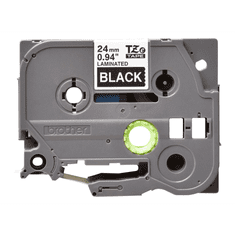 BROTHER laminated tape TZe-355 - White on Black (TZE355)