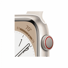 Apple Watch S8 GPS 45mm csillagfény színű tok, (APPLE-MNP23CM-A)