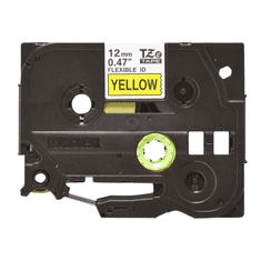 BROTHER flexible ID tape - Black on yellow (TZEFX631)