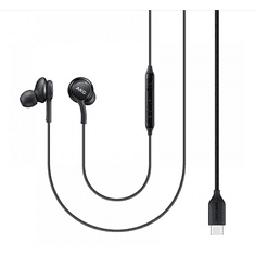 SAMSUNG fülhallgató SZTEREO (Type-C, felvevő gomb, hangerő szabályzó, 2 pár fülgumi, Tuned by AKG) FEKETE (EO-IC100BBE / GH59-15106A) (EO-IC100BBE / GH59-15106A)