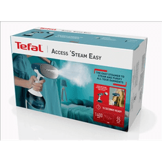 TEFAL Access Steam Easy DT7130 Kézi gőzölő (ruházathoz) 0,15 L 1400 W Kék, Fehér (DT7130E1)