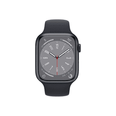 Apple Watch Series 8 GPS 45mm éjfekete alumíniumtok, éjfekete sportszíj MNP13CM/A) (MNP13CM/A)