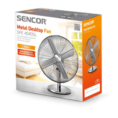 SENCOR SFE 4040SL asztali ventilátor 40 cm fém (SFE 4040SL)