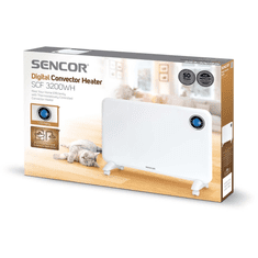 SENCOR SCF 3200WH digitális konvektor (SCF 3200WH)