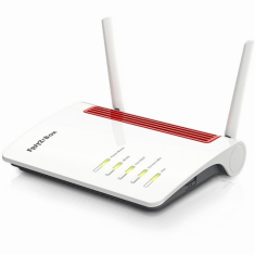 FRITZ!Box 6850 5G vezetéknélküli router Gigabit Ethernet Kétsávos (2,4 GHz / 5 GHz) Fekete, Vörös, Fehér (20002914)