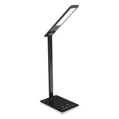 Media-Tech MT221K asztali lámpa QI vezeték nélküli töltő funkcióval fekete