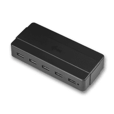 Advance Charging USB 3.0 Hub 7 port + tápegységl fekete (U3HUB742) (U3HUB742)