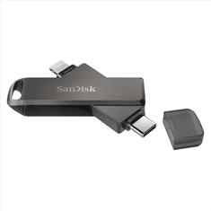 SanDisk Pen Drive 128GB Type-C / Lightning iXpand Flash Drive Luxe fekete (SDIX70N-128G-GN6NE / 186553) (SDIX70N-128G-GN6NE)