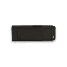 Verbatim Pen Drive 128GB Slider fekete USB 2.0 (49328) (49328)