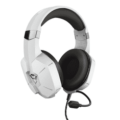 Trust GXT 323W Carus Headset Vezetékes Fejpánt Játék Fehér (trust24258)