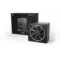 Be quiet! Pure Power 12 M tápegység 550 W 20+4 pin ATX ATX Fekete (BN341)