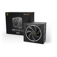 Be quiet! Pure Power 12 M tápegység 850 W 20+4 pin ATX ATX Fekete (BN344)