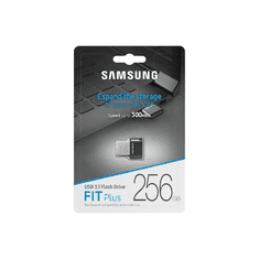 SAMSUNG Pen Drive 256GB FIT Plus USB 3.1 szürke (MUF-256AB) (MUF-256AB)