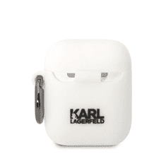 Karl Lagerfeld Apple Airpods tok fekete (KLACA2SILKCW) (126940)