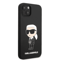 Karl Lagerfeld tok fekete (KLHCP13MSNIKBCK) Iphone 13 készülékhez (127452)