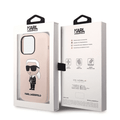 Karl Lagerfeld tok pink (KLHCP14LSNIKBCP) Apple Iphone 14 Pro készülékhez (127472)