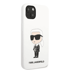 Karl Lagerfeld tok fehér (KLHCP13MSNIKBCH) Iphone 13 készülékhez (127460)