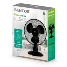 SENCOR SFE 4021BK asztali ventilátor 40cm fekete (SFE 4021BK)