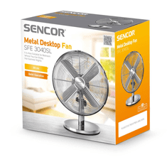 SENCOR SFE 3040SL asztali ventilátor 30 cm fém (SFE 3040SL)