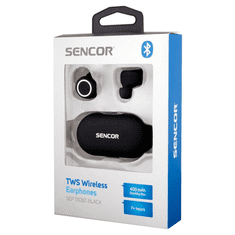 SENCOR SEP 510BT BK Bluetooth mikrofonos fülhallgató fekete (SEP 510BT BK)